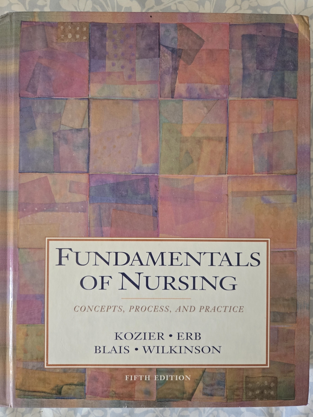 Fundamentals of Nursing Hardcover Textbook - Multicolor Cover